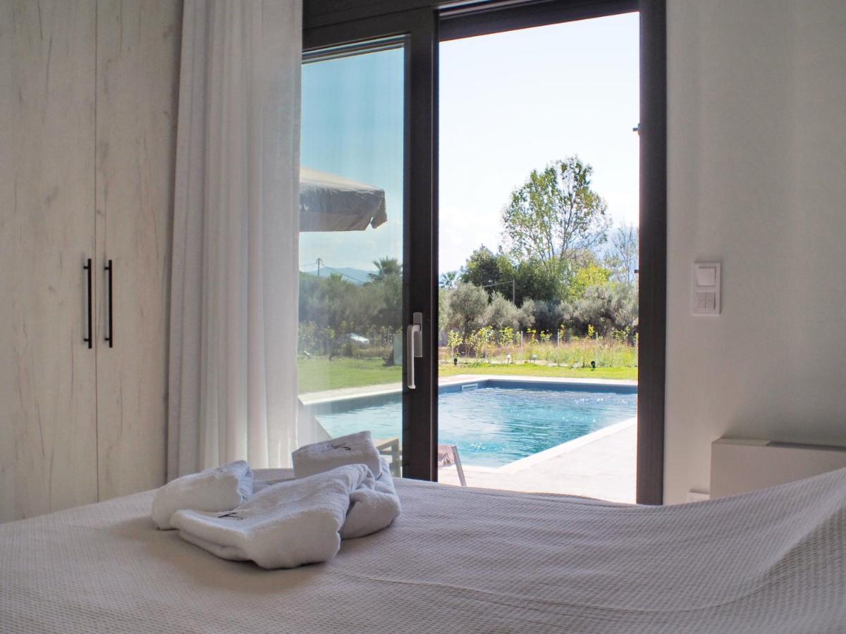 Nostos Luxury Villas With Private Pool In Nafpaktos Buitenkant foto
