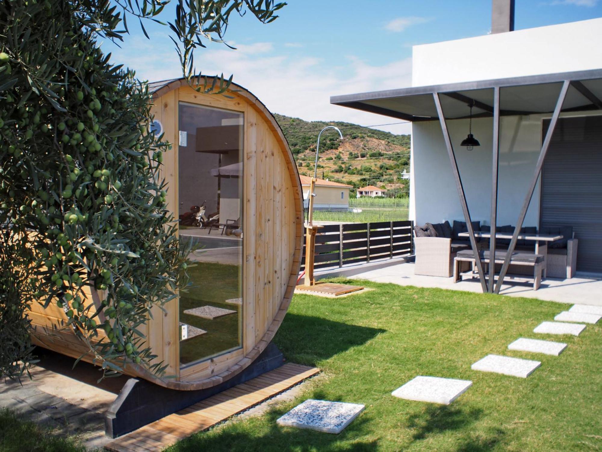 Nostos Luxury Villas With Private Pool In Nafpaktos Buitenkant foto