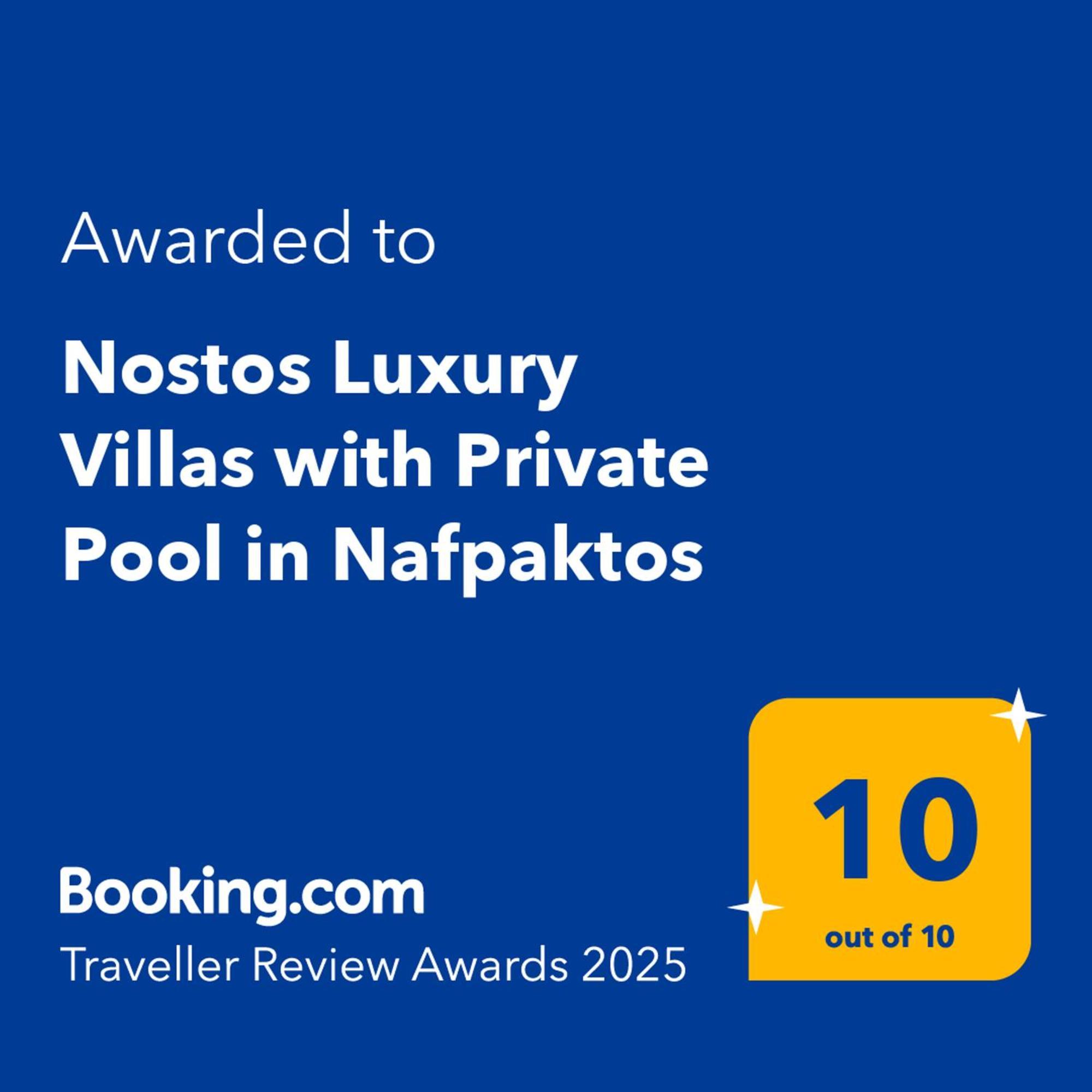 Nostos Luxury Villas With Private Pool In Nafpaktos Buitenkant foto